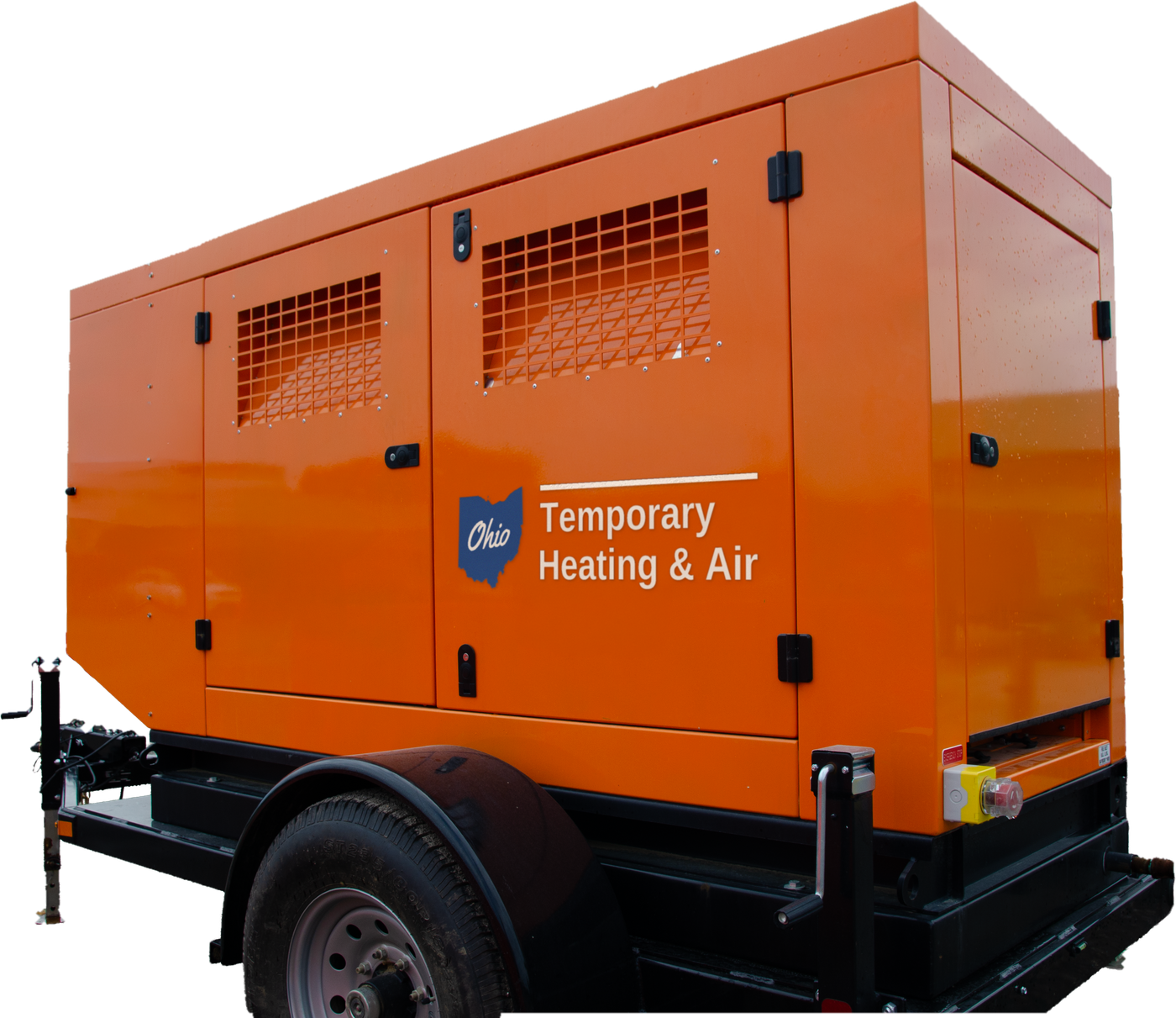 Ohio Temporary Heating & Air trailer generator